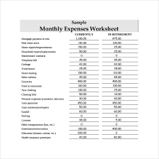 Free 13 Sample Expense Sheet Templates In Pdf