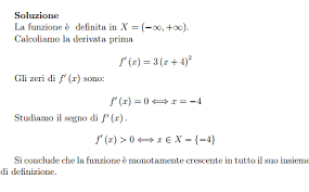 Funzione esponenziale crescente e decrescente. Studiare La Monotonia Di F X X 4 3 Esercizi Svolti Di Matematica E Fisica