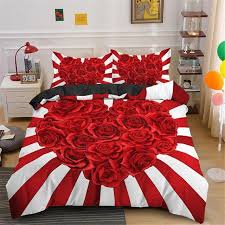 flower quilt covers double bed sets