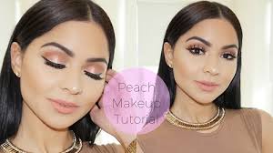 toofaced sweet peach makeup tutorial