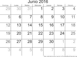 Junio 2016 Calendario Para Imprimir Calendarios Para Imprimir
