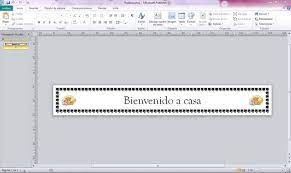 a banner using microsoft publisher