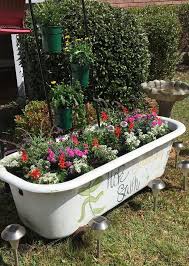 Garden Bathtub Recycled Garden Garden