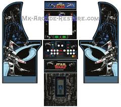 star wars bartop arcade side art arcade