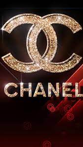 fancy chanel logo 3d chanel glitter
