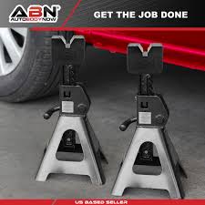 abn rubber slotted jack stand pads pinch weld jack adapter 2 pack 2 to 3 ton size 2 pack 9459