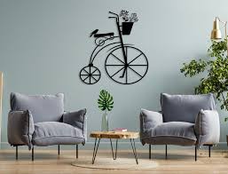 Metal Bicycle Wall Art Nostalgia Bike