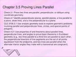 Chapter 3 5 Proving Lines Parallel