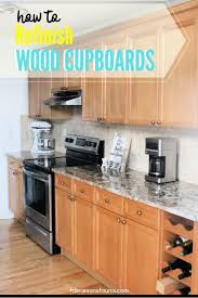 how to refinish wood kitchen cabinets