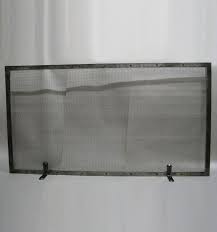 Custom Made Simple Fireplace Screen By