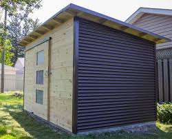 The sheds available at storage sheds outlet are available in different materials such as plastic, metal, wood, vinyl, and portable, etc. Modern Garden Sheds Backyard Escape Building A Shed Building A Wood Shed Modern Shed