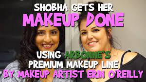 shobha gets arbonne pretty with makeup