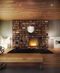 Library Inspiration | Home library design, Fireplace bookshelves, Home  library design ideas gambar png
