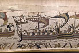 Der teppich von bayeux zeigt in bildern die ereignisse, die zur normannischen eroberung des angelsächsischen englands durch wilhelm den eroberer, herzog der normandie, und seinen sieg über könig harald godwinson in der schlacht von hastings im jahr 1066 n. Macron Und May Sprechen Uber Teppich Von Bayeux Monopol