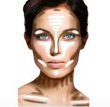 makeup tips contours and highlights