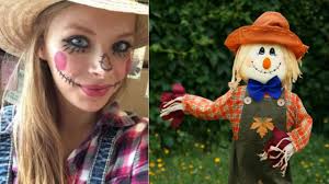 easy diy scarecrow makeup for halloween