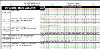 Medication Record Sheets New Blank Medication Administration Record