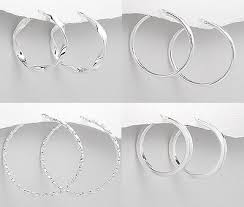 Learning About Hoop Earrings Sizes And Styles Silver