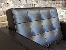Leather Armchair With Chromed Legs By
