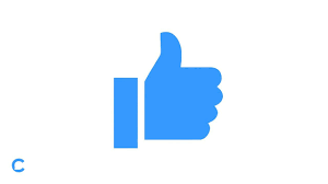 how to respond to the blue thumbs up