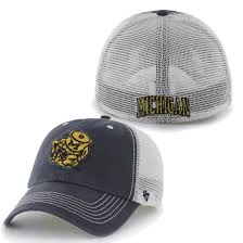 47 Brand University Of Michigan College Vault Closer Meshback Flex Fit Hat