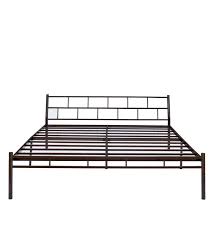 Neptune King Size Metal Bed In Char