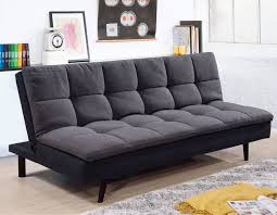 light grey pillow top futon with