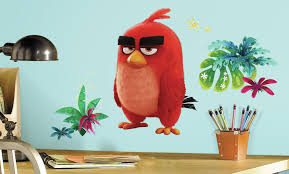 angry birds wall decals 6 pk