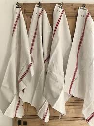 old tea towels cotton lin linen old