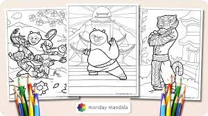 26 kung fu panda coloring pages free