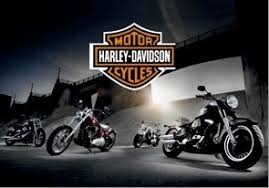 Harley Davidson Bikes 3d Plakát 3d Obraz