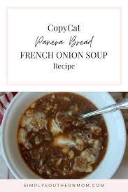 panera bread french onion soup copycat
