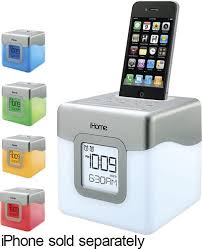 ihome color changing dual alarm clock