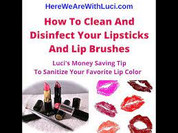 lipsticks and lip brushes