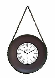 Shilpkraft Wooden Metal Chain Hanging Clock