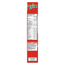 trix fruity shapes cereal 303gram