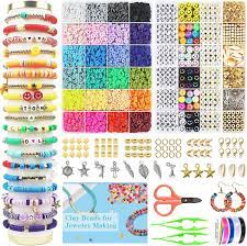7200 clay beads bracelet making kit 24