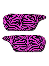 Pink Tiger Sun Visor Covers