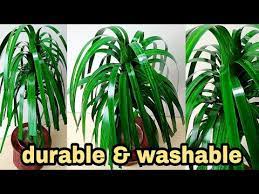 make artificial beautiful leaf plant