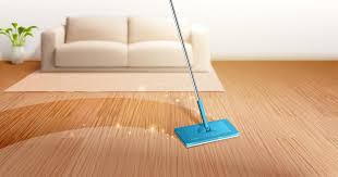 mop cleaning dirty hardwood floor