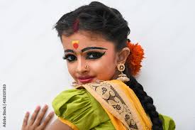 wearing sari or saree as indian folk