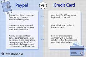 paypal vs credit card which is safer
