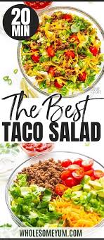 taco salad recipe healthy easy