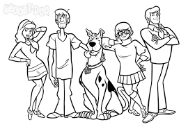 Dibujos de Scooby Doo para colorear 🐩 – PEPE.LT