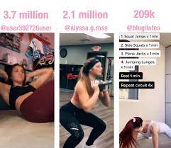 i tried 3 viral tiktok workouts for 30