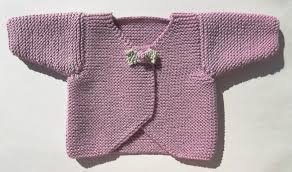 Baby Rosebud Cardigan Hand Knitting Pattern