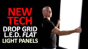 drop grid led flat light panels by