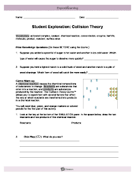 The amount of time the radioactive atom releases particles and energy during a decay process. Collisiontheory Student Exploration Sheet D47e7q59mjn2