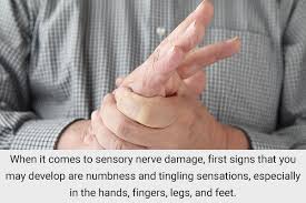 nerve damage causes symptoms