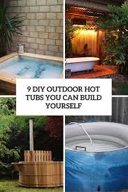Be advised that most of these soaker tubs use more water than a conventional bathtub, so be sure your water heater is up to the task. 9 Diy Outdoor Hot Tubs You Can Build Yourself Shelterness